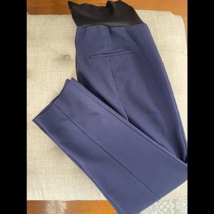 Ann Taylor Loft - Navy maternity ankle length pants